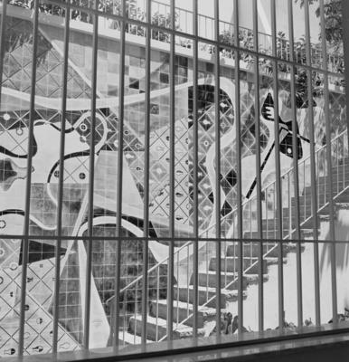 Mural de Burle Marx, na residência de Jean Marie Diestl