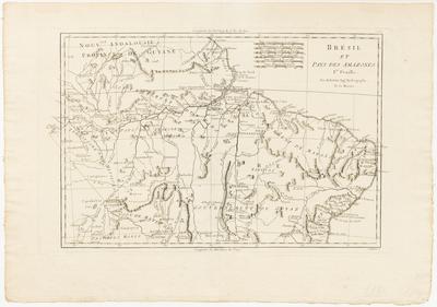 Brésil et Pays des Amazones. Ire. Feuille