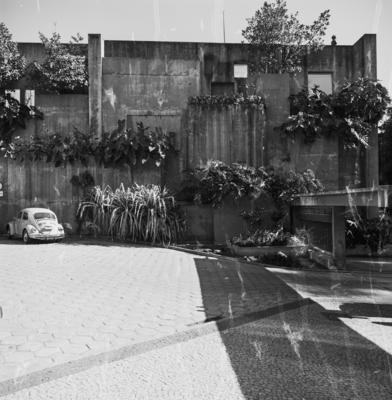 Jardim vertical de Burle Marx no Hospital Souza Aguiar, projeto de Ary Garcia Roza