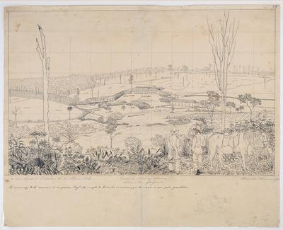 Vista do sitio da Caxoeira, sobre o Rio Jaguari