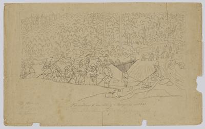 Formation d'une étang á Campinas en 1848