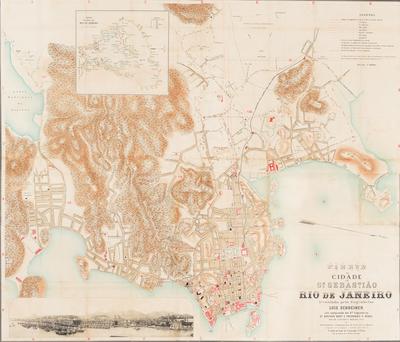 Planta da cidade de Sn. Sebastião do Rio de Janeiro levantada pelo Engenheiro Luiz Schreiner com coadjuvação dos Srs. Engenheiros Dr. Gustavo Dodt e Frederico v. Ockel Rio de Janeiro e Berlim 1879