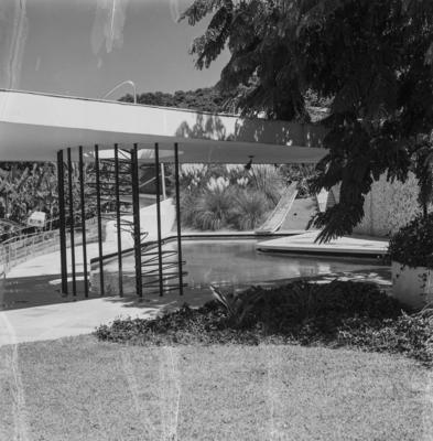 Residência Alberto Niemeyer, painel aquático