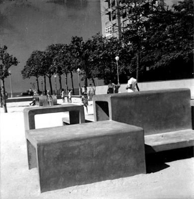 Praça do Lido ou Praça Bernardelli, projeto de Burle Marx