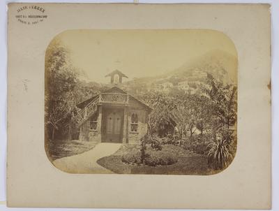 Capela no jardim da casa do Barão de Mauá, no bairro do Catete