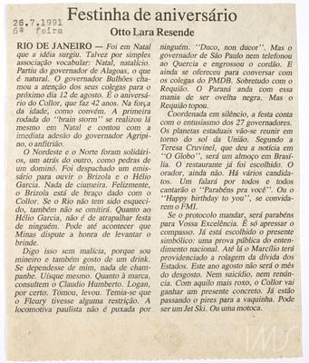 Festinha de aniversário