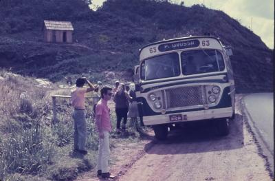 Ônibus em direção à Ponta Grossa