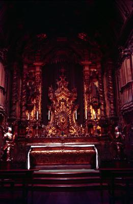 Mosteiro de São Bento - capela do Santíssimo - retábulo