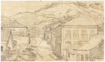 (Rua no Desterro, atual Florianópolis)