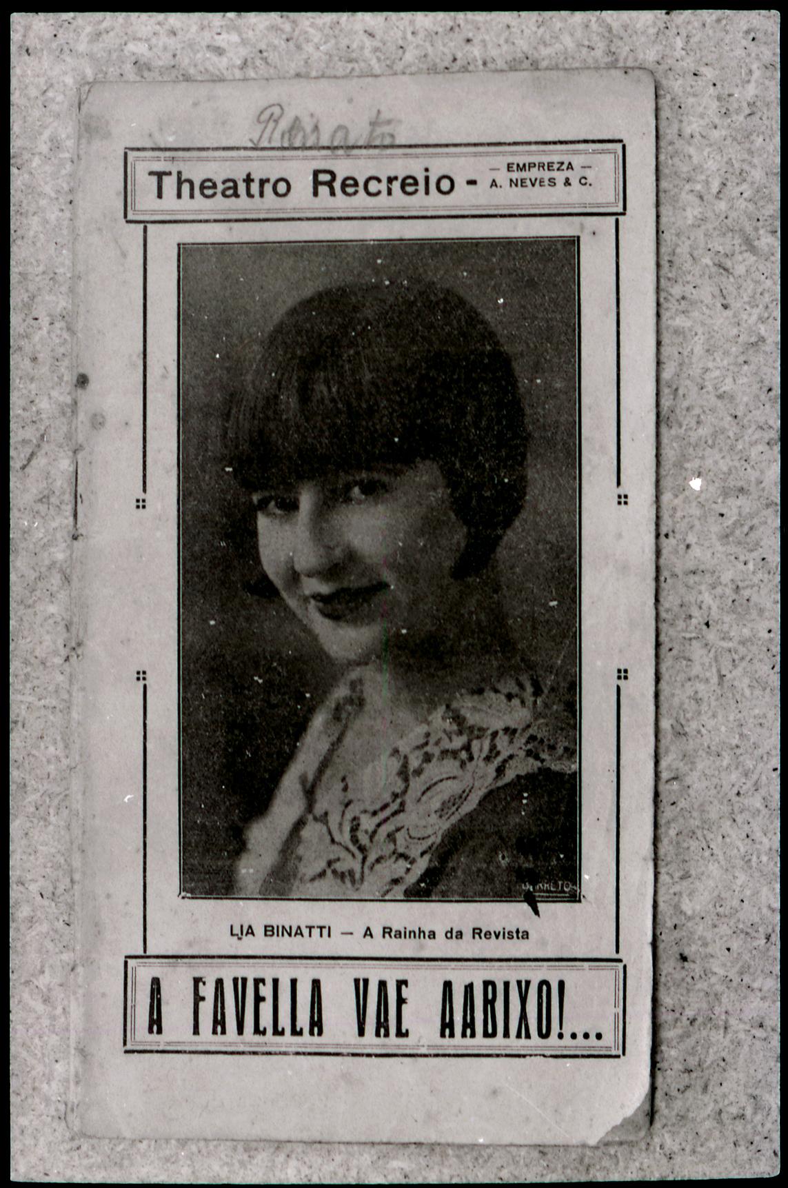 Lia Binatti (reprodução de folheto)