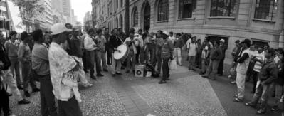 Cantadores no Vale do Anhangabaú