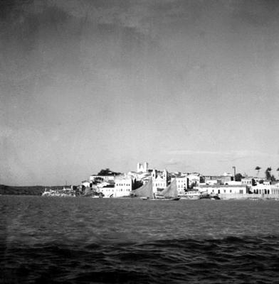 Rio São Francisco, ao fundo, Penedo