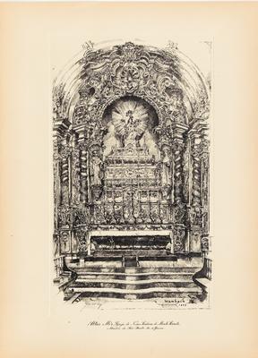 Altar-Mór, Igreja de Nossa Senhora do Monte Serrate, Abadia de São Bento - Rio de Janeiro.