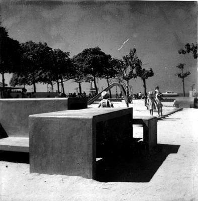 Praça do Lido ou Praça Bernardelli, projeto de Burle Marx