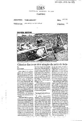 IMS/sem destino: Clássico dos anos 60 é atração da noite de hoje