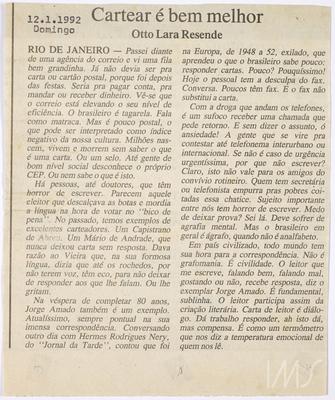 Cartear é bem melhor