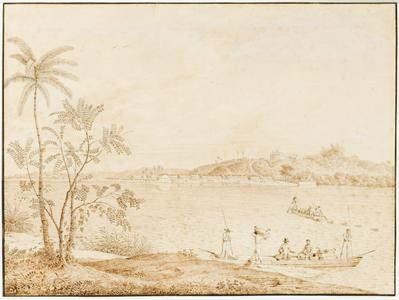 [Vista de Porto Seguro no rio Buranhém]