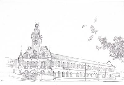 Quartel da Polícia, praça da Harmonia