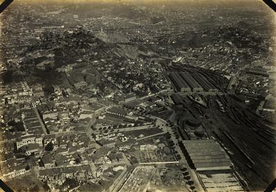 Vista aérea dos bairros da Gamboa e Saúde