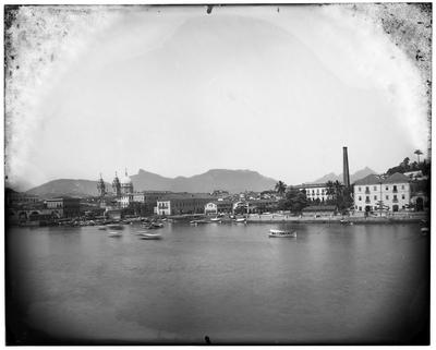 Arsenal da Marinha, alfândega e a Igreja da Candelária