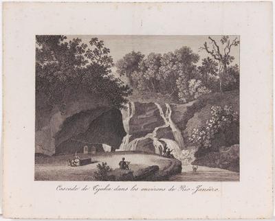 Cascade de Tijuka dans les environs de Rio-Janéiro