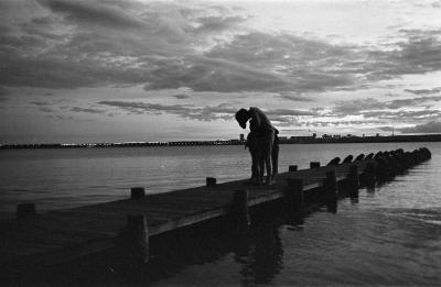 Lena Coelho dos Santos com filhos de Sylvia Orthof