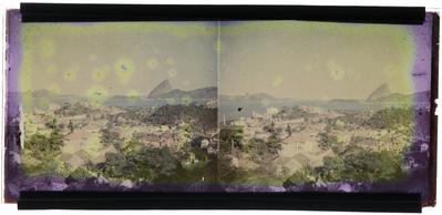 Glória e Morro do Pão de Açucar; tomados da Travessa Manoel Lebrão