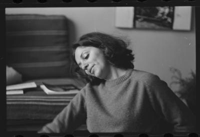 Luiz Carlos Ripper e Lena, na casa de Jorge, antes de viagem para locações do filme do Caca Diegues