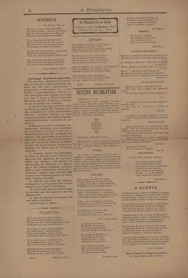 A Brazileira -  Orgão de Propaganda da Casa Especial de Café do Brazil