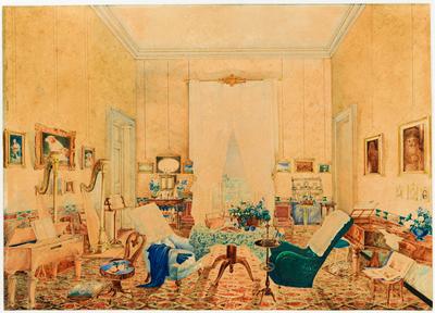 [Sala de estudo de D. Theresa Christina, Imperatriz do Brasil]