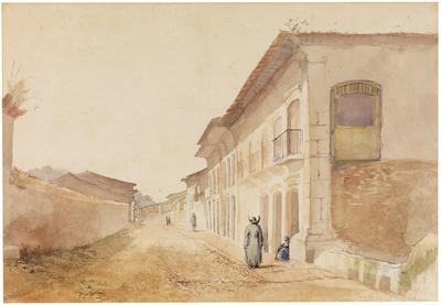 (Rua na cidade de Santos)