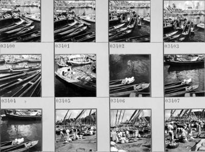 Embarcações na rampa e arredores do Mercado Modelo