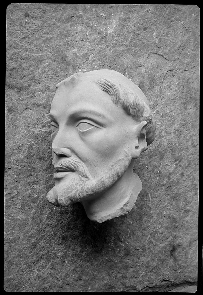 Molde da cabeça de são Francisco de Assis