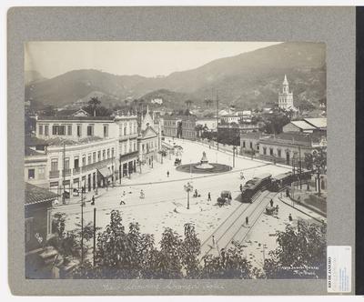 Praça José de Alencar; a partir do Hotel dos Estrangeiros
