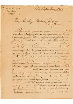 [Carta de Francisco d'Aquino a João Barbosa Rodrigues, escrita de Porto Alegre em 19 de setembro de 1906]