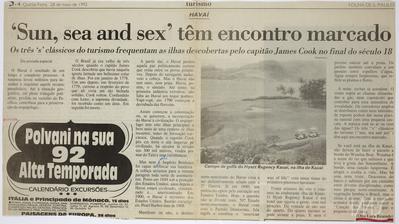 Sun, sea and sex têm encontro marcado