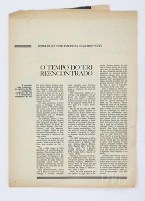 O tempo do tri reencontrado