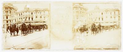 Cavalaria na Avenida Rio Branco