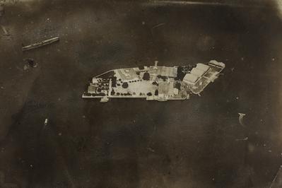 Vista aérea da Ilha das Enxadas