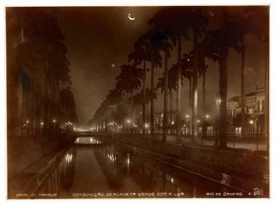 Canal do Mangue, conjunção do Planeta Vênus com a Lua