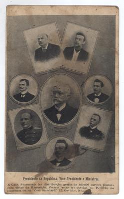 Afonso Pena e ministério (cartão-postal)