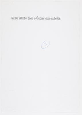 Cada Millôr tem o Óskar que mérita