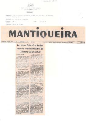 Instituto Moreira Salles recebe analtecimento da Câmera Municipal