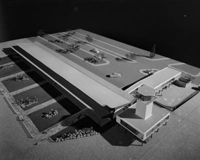 Maquete do arquiteto Vilanova Artigas - aeroporto de Londrina