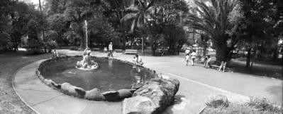 Chafariz na praça Buenos Aires