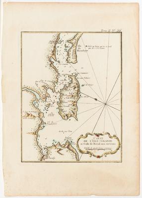 Carte de l'Isle-Grande et Coste de Bresil aux environs