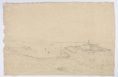 Vista do palácio de Mônaco