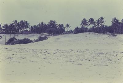 Praia próxima ao quilombo de Sibaúma