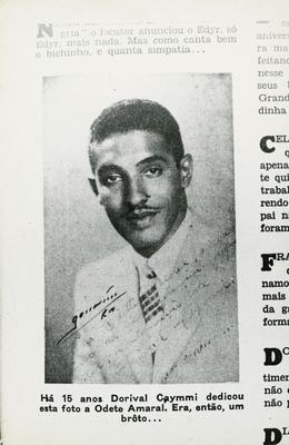 Dorival Caymmi (reprodução de periódico)