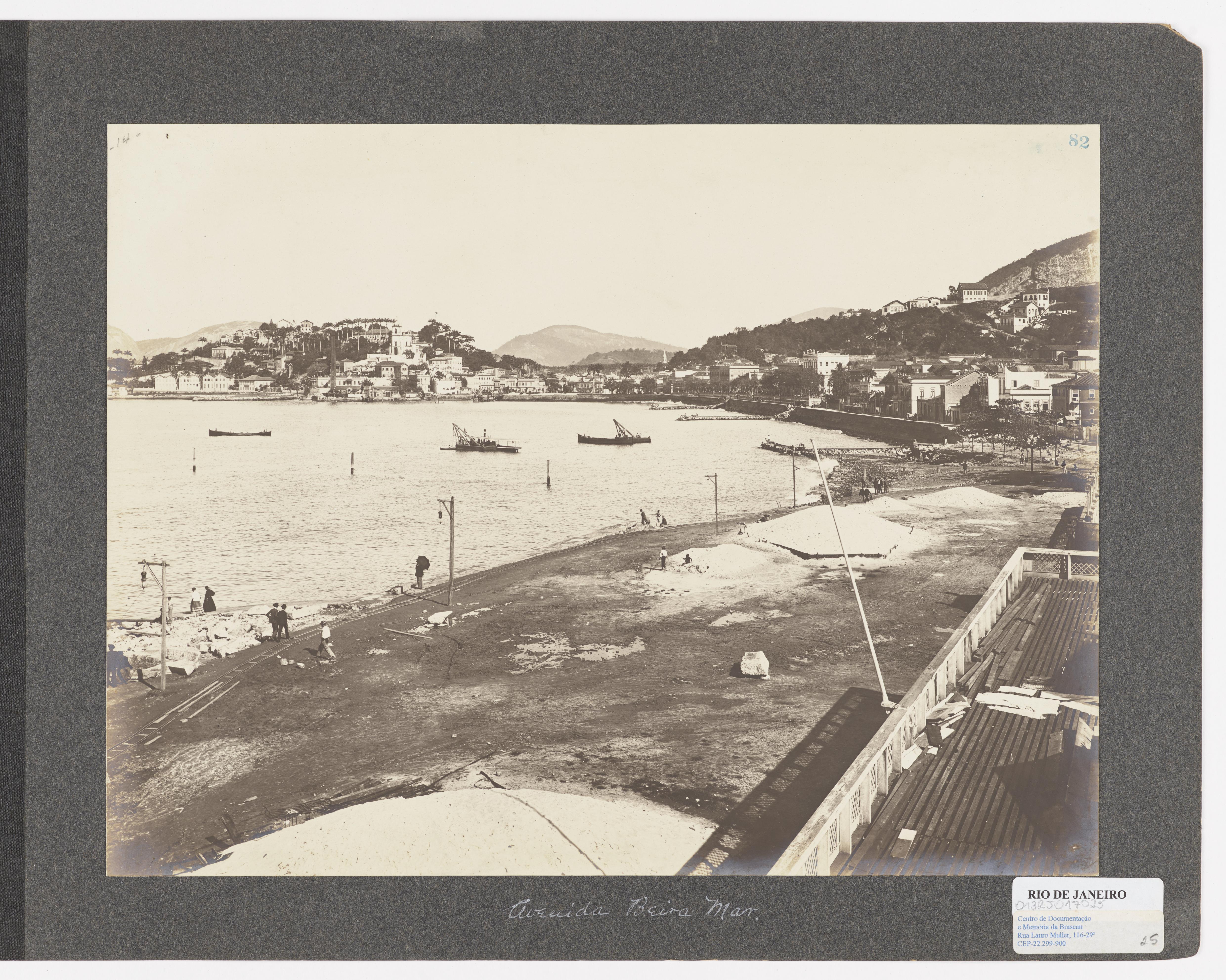 Avenida Beira Mar em obras